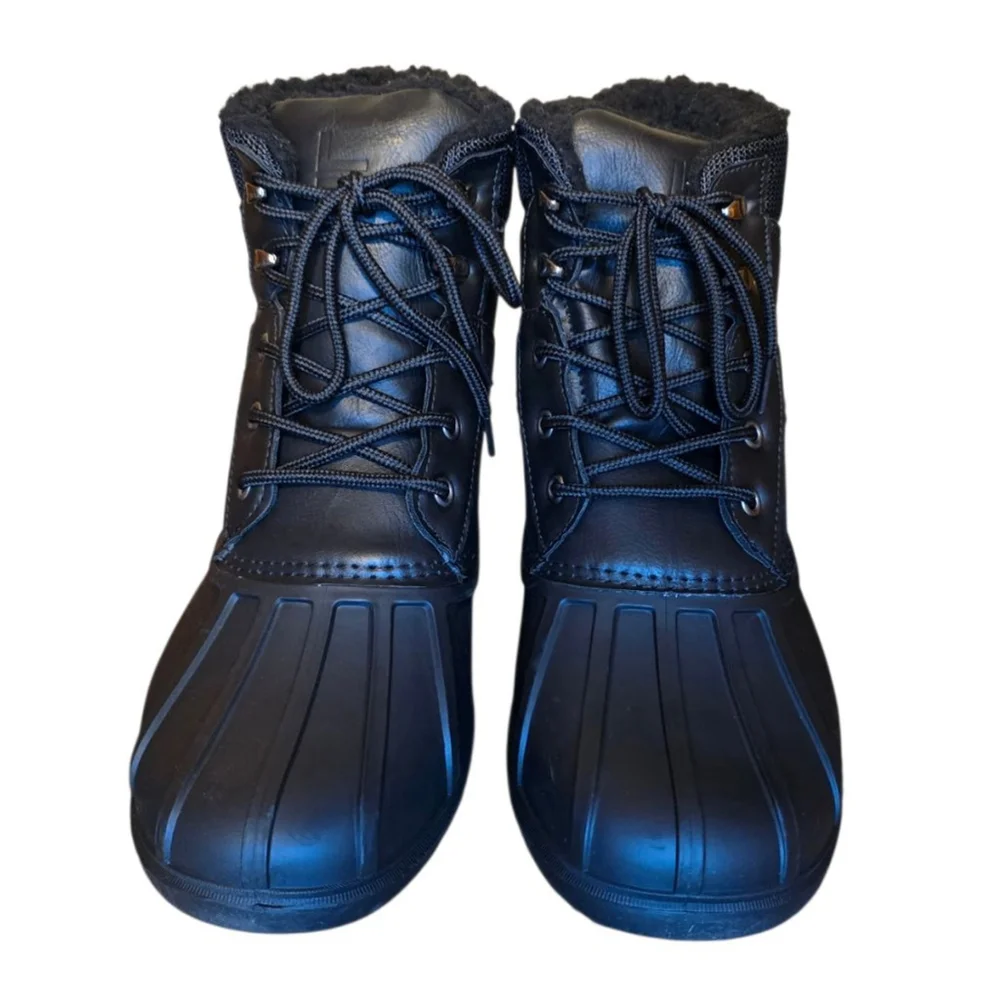 NWT‎ Men's London Fog Black Aspen Duck Boots 10M Outdoors Fishing Hunting